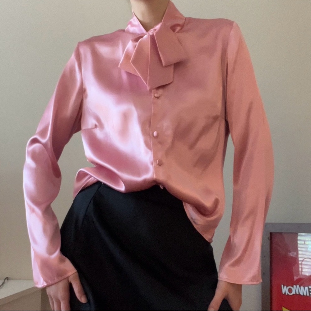 Pink Button Down with Ties